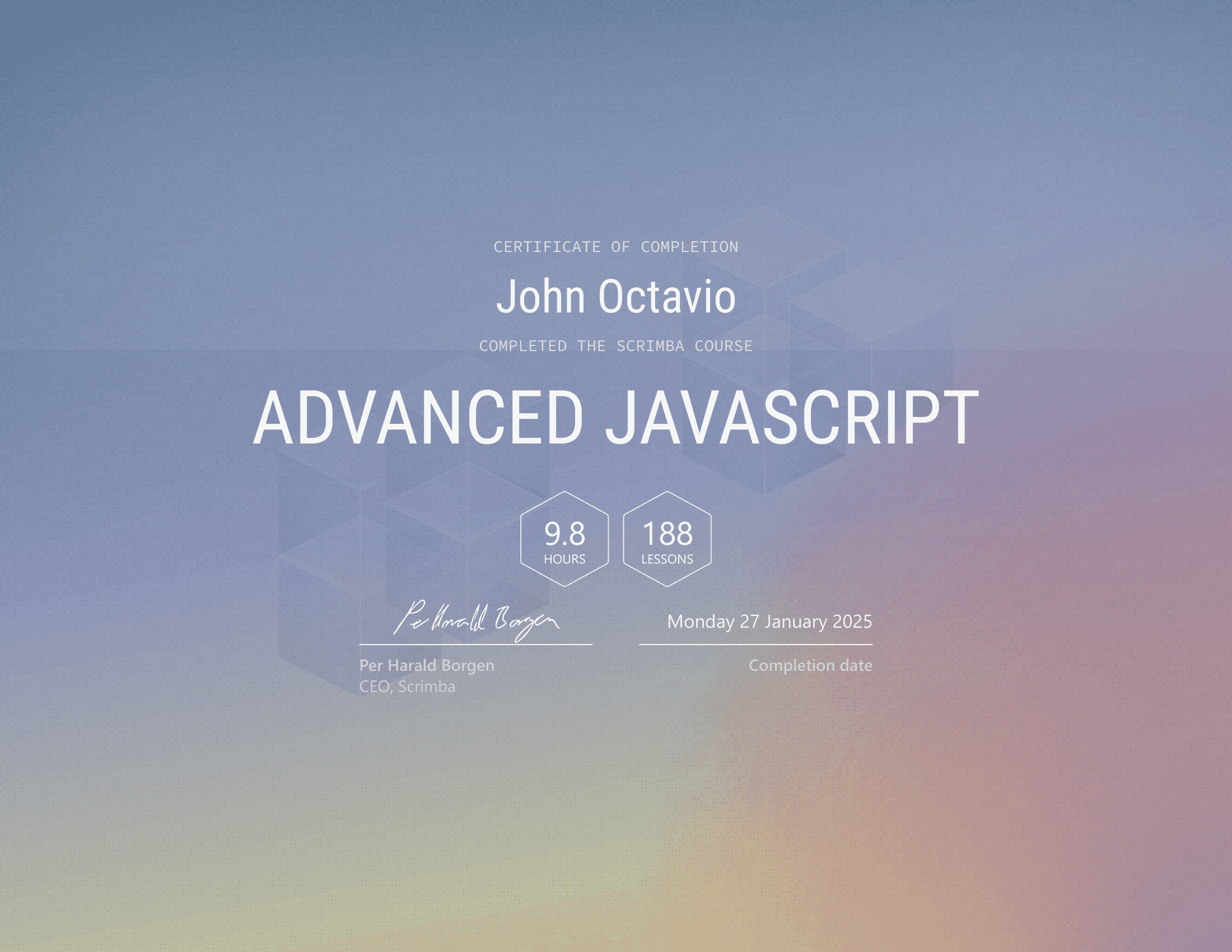 Scrimba: Advanced JavaScript