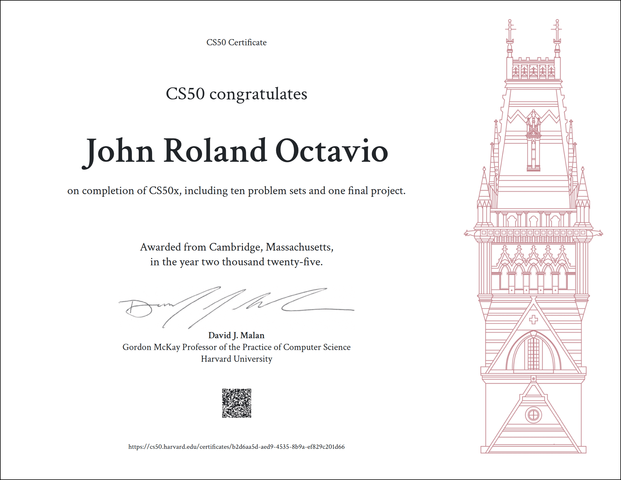 Harvard CS50x: Intro to CS